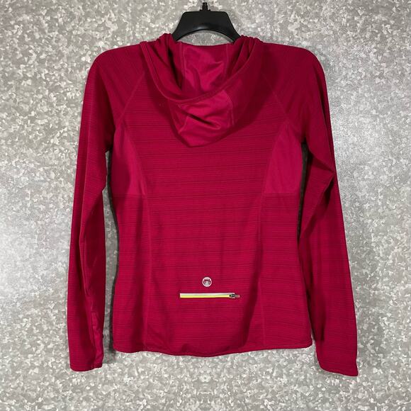 Mondetta Women's Pink Hooded Full Zip Activewear Jacket - Size Small - Pockets - Picture 9 of 9